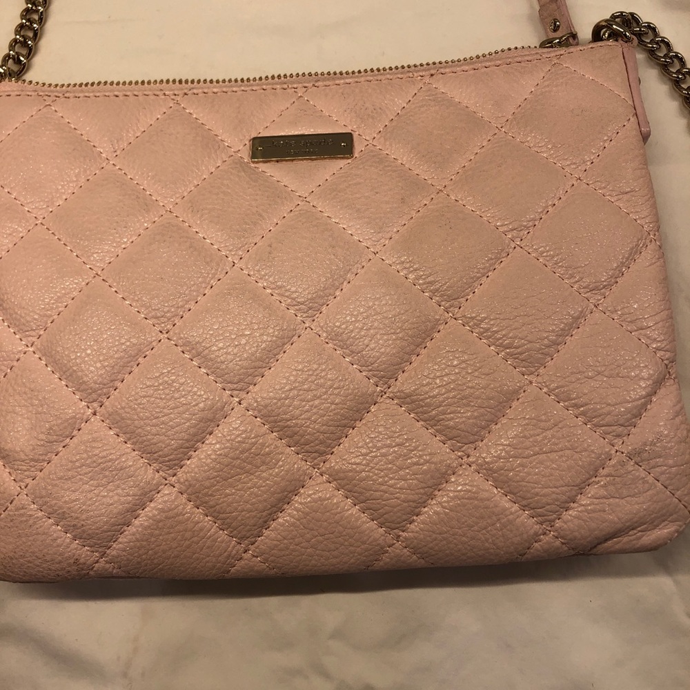 Kate spade shoulder bag pink hardly worn therefore excellent condition - Picture 10 of 11